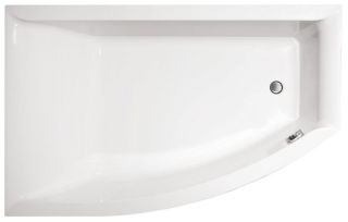 Акриловая ванна VagnerPlast Veronela Offset VPBA160VEA3LX-04 левая 160x105см белый